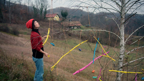 Jiao Guo: Composition/Constellation, Obrež Vivodinski, 2020., foto: Ida Blažičko