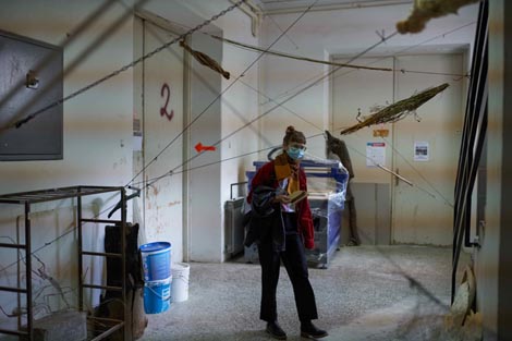 Izvedbena instalacija Dobra voda, koncept i koreografija Zrinka Šimičić Mihanović, foto:Jasenko Rasol