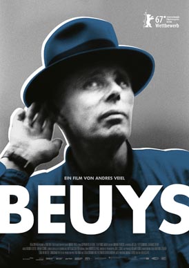Plakat filma Beuys, red. Andres Veiel, 2017.