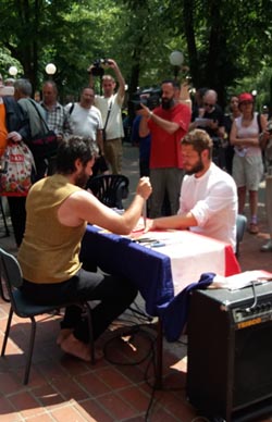 Boris Kadin i Kristian Al-Droubi: performans Konflikt