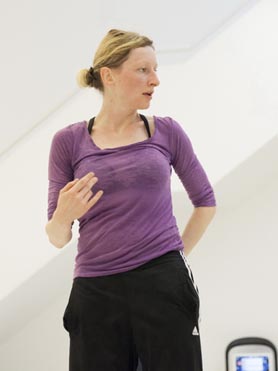 Magdalena Reiter na radionici za plesače u ZPC-u, foto: 