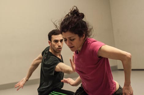 Trijada, fotografija s probe, © Jelena Janković