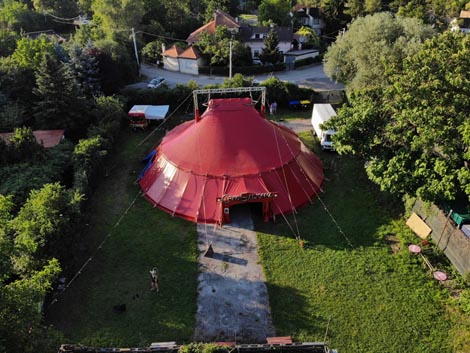 Šator u kojem je održan 9. festival suvremenog cirkusa Cirkobalkana, foto: cirkobalkana.org